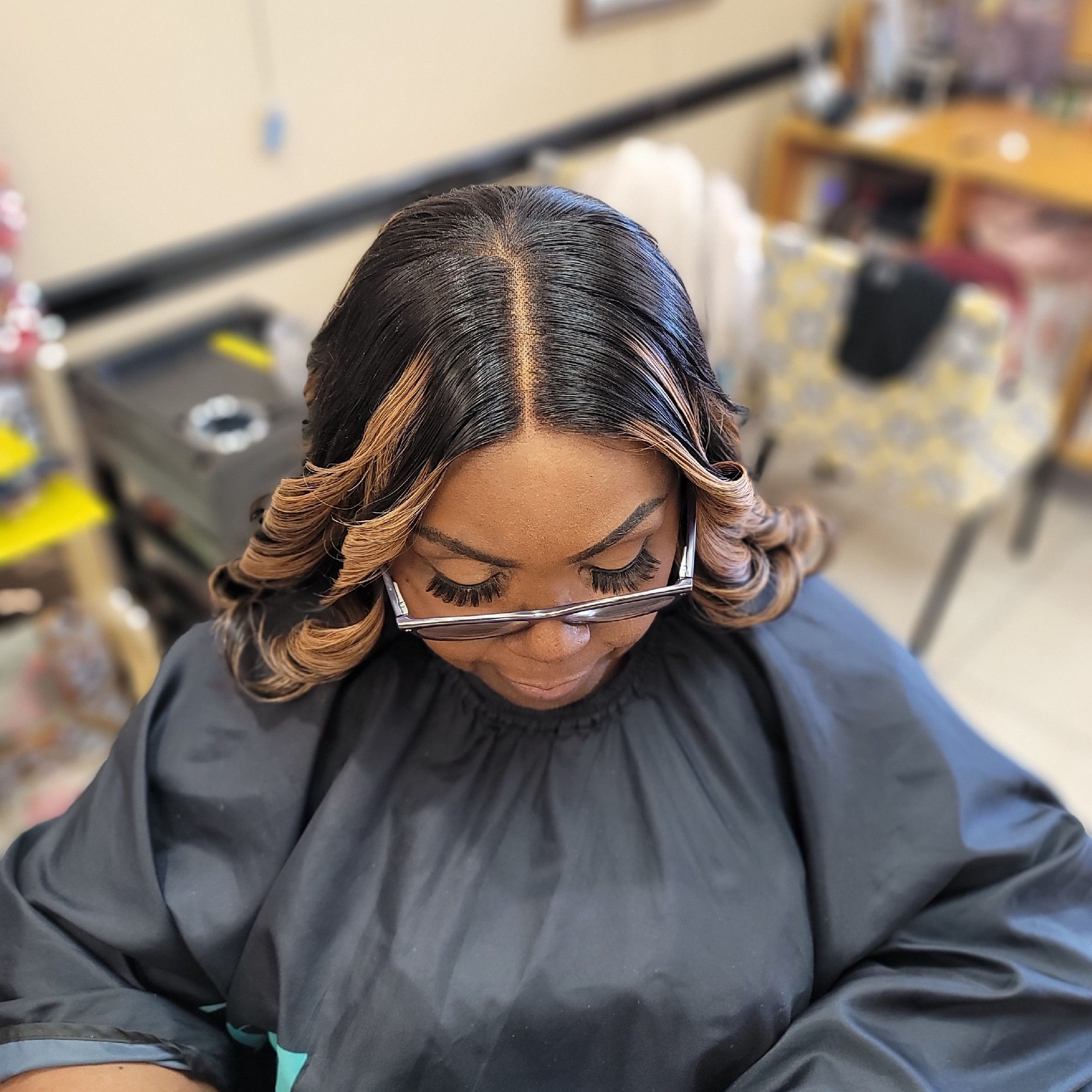 Curl and blowout styling